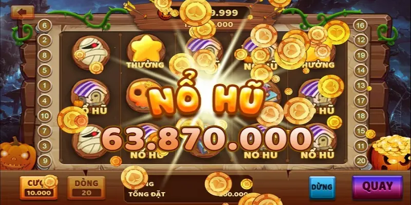 Giao diện game nổ hũ thân thiện